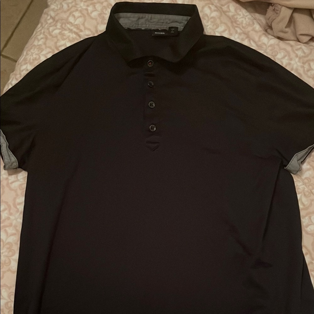 Men's Black  boss Polo Shirt
